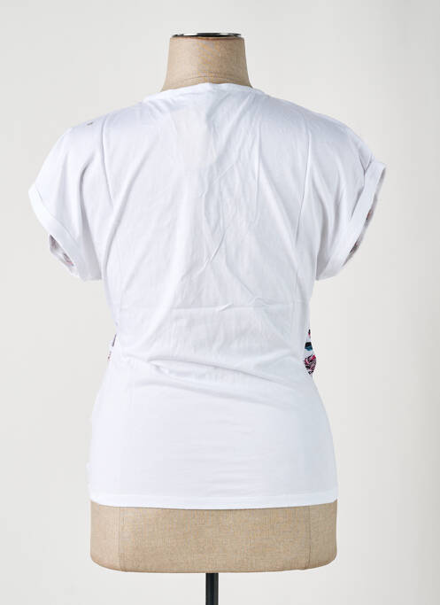 Top manches courtes manches courtes blanc SALSA femme