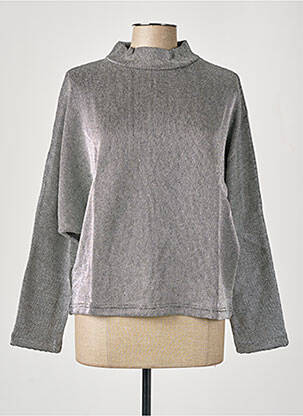 Pull manches longues manches longues argent APART femme