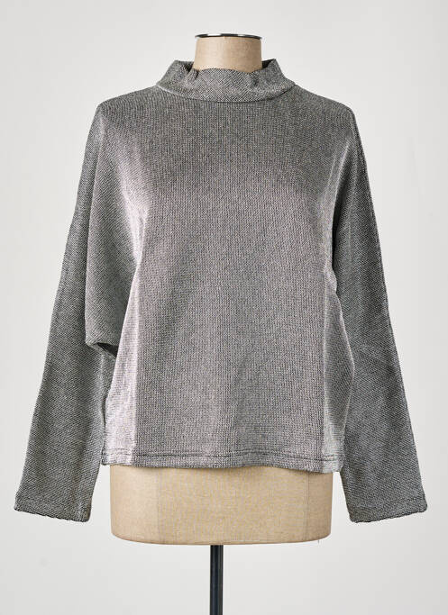 Pull manches longues manches longues argent APART femme