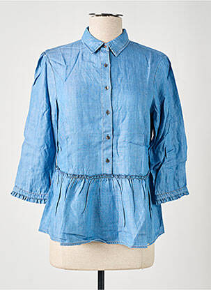 Blouse manches 3/4 manches 3/4 bleu SALSA femme