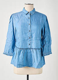 Blouse manches 3/4 manches 3/4 bleu SALSA femme