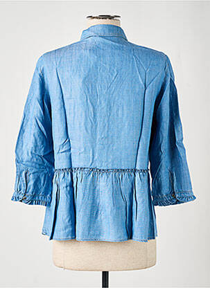 Blouse manches 3/4 manches 3/4 bleu SALSA femme