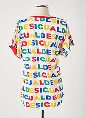 T-shirt blanc DESIGUAL pour femme seconde vue