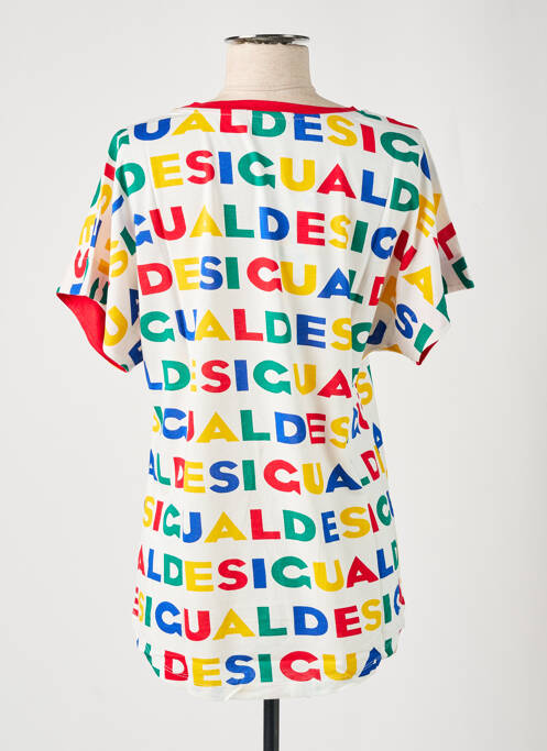 T-shirt blanc DESIGUAL pour femme