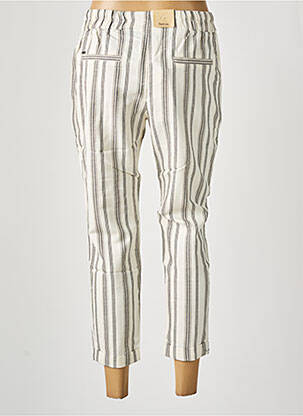 Pantalon 7/8 taille élastique beige SALSA femme
