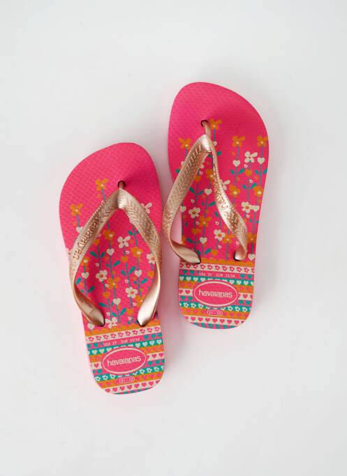 Tongs rose HAVAIANAS pour fille