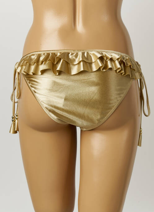 Bas de maillot de bain or MOLLY BRACKEN pour femme