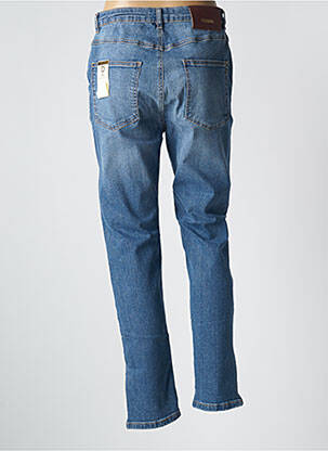 Jeans coupe slim stretch taille haute bleu FRACOMINA femme