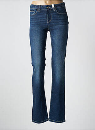 Jeans coupe droite taille basse taille basse bleu FRACOMINA femme
