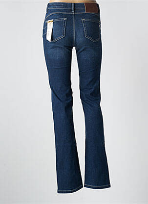 Jeans coupe droite stretch taille basse bleu FRACOMINA femme