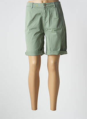 Bermuda taille basse taille basse vert FRACOMINA femme
