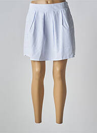 Jupe courte taille haute bleu MOLLY BRACKEN femme
