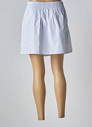 Jupe courte taille haute bleu MOLLY BRACKEN femme