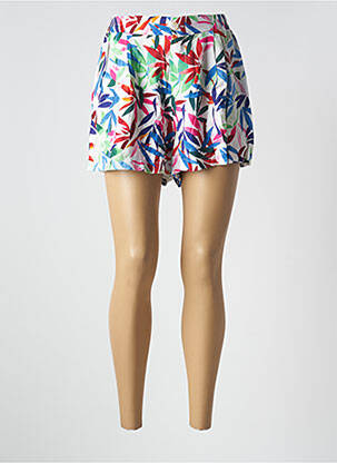 Short fermeture zippée sous rabat boutonné taille normale bleu MOLLY BRACKEN femme