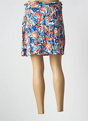 Jupe courte taille haute bleu MOLLY BRACKEN femme