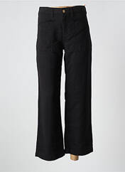 Pantalon 7/8 noir HAPPY pour femme seconde vue