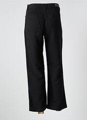 Pantalon 7/8 noir HAPPY pour femme seconde vue