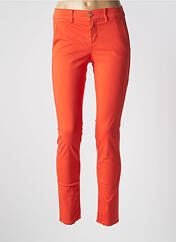 Pantalon chino orange HAPPY pour femme seconde vue