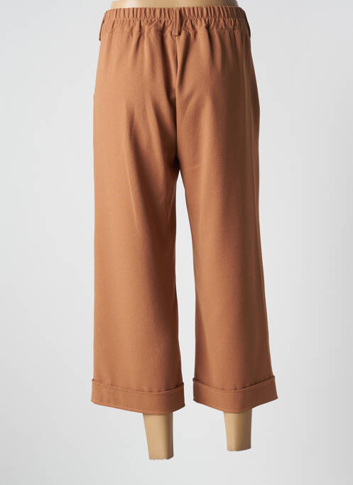 Pantacourt marron PAKO LITTO pour femme