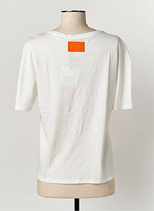 Top tissage jersey manches courtes orange FRACOMINA femme