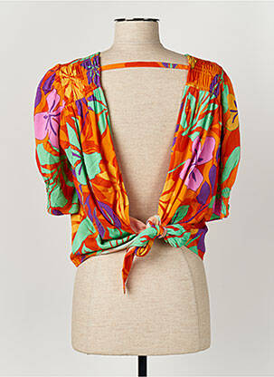 Top manches courtes manches courtes orange LPB femme
