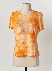 T-shirt orange FRACOMINA pour femme seconde vue