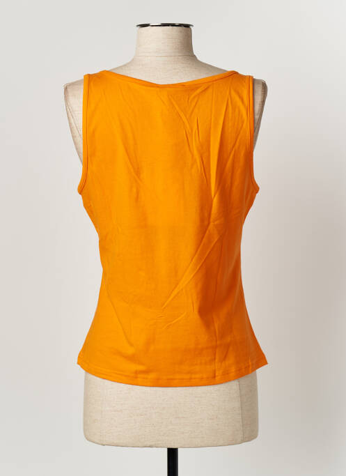 Top orange FRACOMINA pour femme