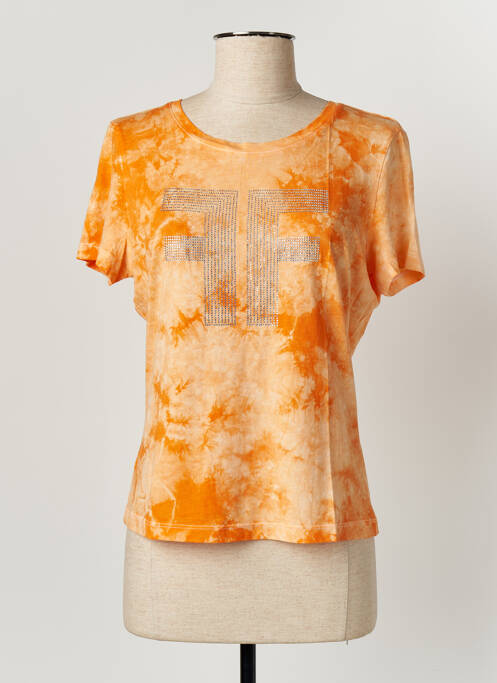 T-shirt orange FRACOMINA pour femme