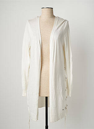 Gilet manches longues manches longues beige LPB femme