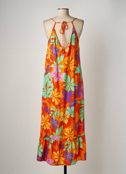 Robe longue orange LPB pour femme