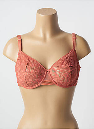 Soutien-gorge légère et transparente haut soutien-gorge emboitant orange PASSIONATA femme