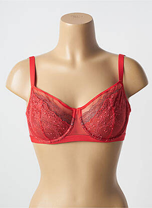 Soutien-gorge légère et transparente haut soutien-gorge emboitant rouge PASSION DIRECTE PAR CATIMINI femme