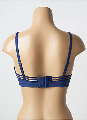 Soutien-gorge effet matière satinée haut soutien-gorge emboitant bleu PASSIONATA femme
