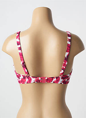 Haut de maillot de bain stretch haut soutien-gorge emboitant rouge SIMONE PERELE femme