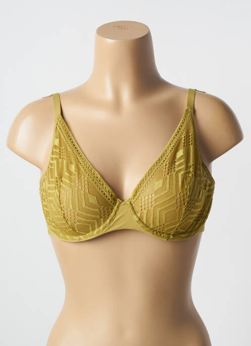 Soutien-gorge légère et transparente haut soutien-gorge emboitant vert PASSIONATA femme