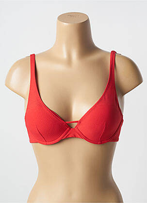 Haut de maillot de bain haut soutien-gorge moulé haut soutien-gorge moulé rouge SIMONE PERELE femme