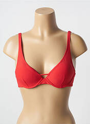 Haut de maillot de bain rouge SIMONE PERELE pour femme seconde vue