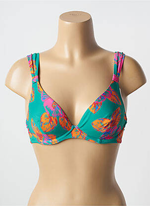 Haut de maillot de bain haut soutien-gorge emboitant haut soutien-gorge emboitant vert SIMONE PERELE femme