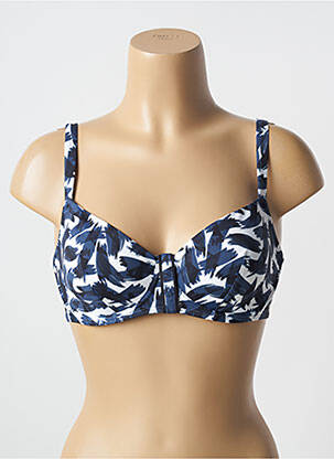 Haut de maillot de bain haut soutien-gorge emboitant haut soutien-gorge emboitant bleu SIMONE PERELE femme