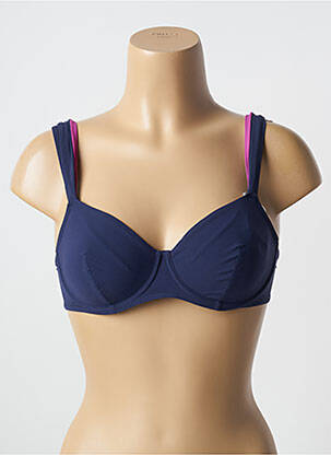 Haut de maillot de bain haut soutien-gorge emboitant haut soutien-gorge emboitant bleu SIMONE PERELE femme