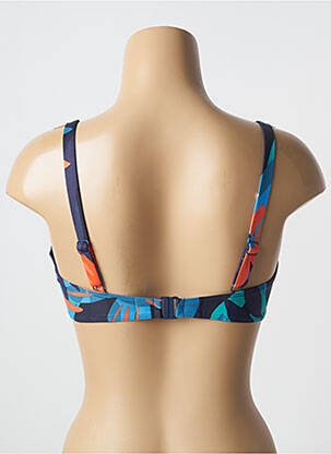 Haut de maillot de bain stretch haut soutien-gorge emboitant bleu SIMONE PERELE femme