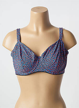 Haut de maillot de bain haut soutien-gorge emboitant haut soutien-gorge emboitant bleu SIMONE PERELE femme