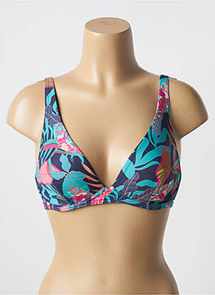 Haut de maillot de bain haut soutien-gorge emboitant haut soutien-gorge emboitant bleu SIMONE PERELE femme