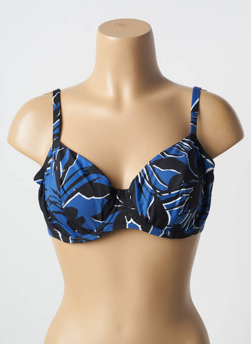 Haut de maillot de bain haut soutien-gorge emboitant haut soutien-gorge emboitant bleu SIMONE PERELE femme