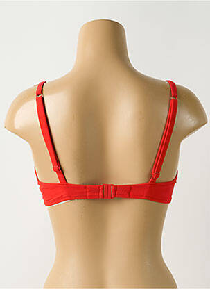 Haut de maillot de bain stretch haut soutien-gorge moulé rouge SIMONE PERELE femme