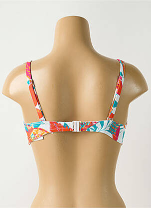 Haut de maillot de bain stretch haut soutien-gorge push-up blanc SIMONE PERELE femme