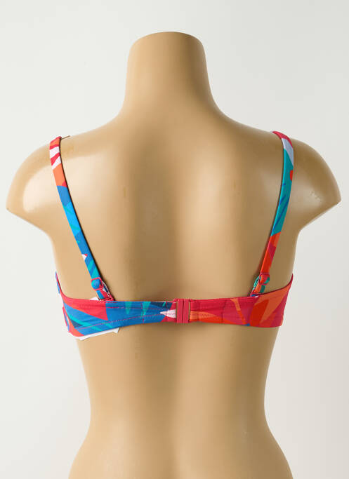 Haut de maillot de bain stretch haut soutien-gorge push-up rouge SIMONE PERELE femme