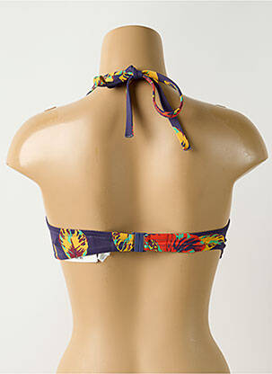 Haut de maillot de bain stretch haut soutien-gorge push-up violet SIMONE PERELE femme