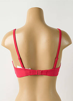 Haut de maillot de bain stretch haut soutien-gorge push-up rouge SIMONE PERELE femme