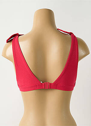 Haut de maillot de bain stretch haut soutien-gorge avec mousse de rembourrage amovible rouge SIMONE PERELE femme